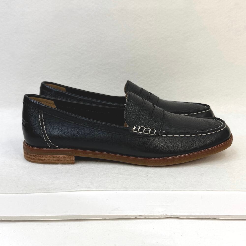 NEW Sperry Womens Seaport Leather Penny Loafer Classic Style Moc Toe Size 9.5 M - Picture 2 of 12
